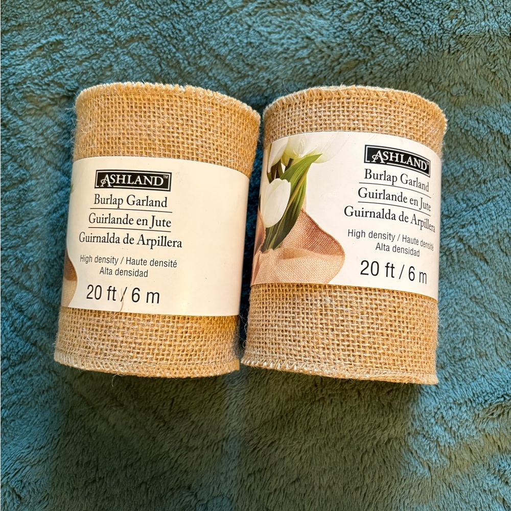 Ashland Burlap Garland - Natural Brown